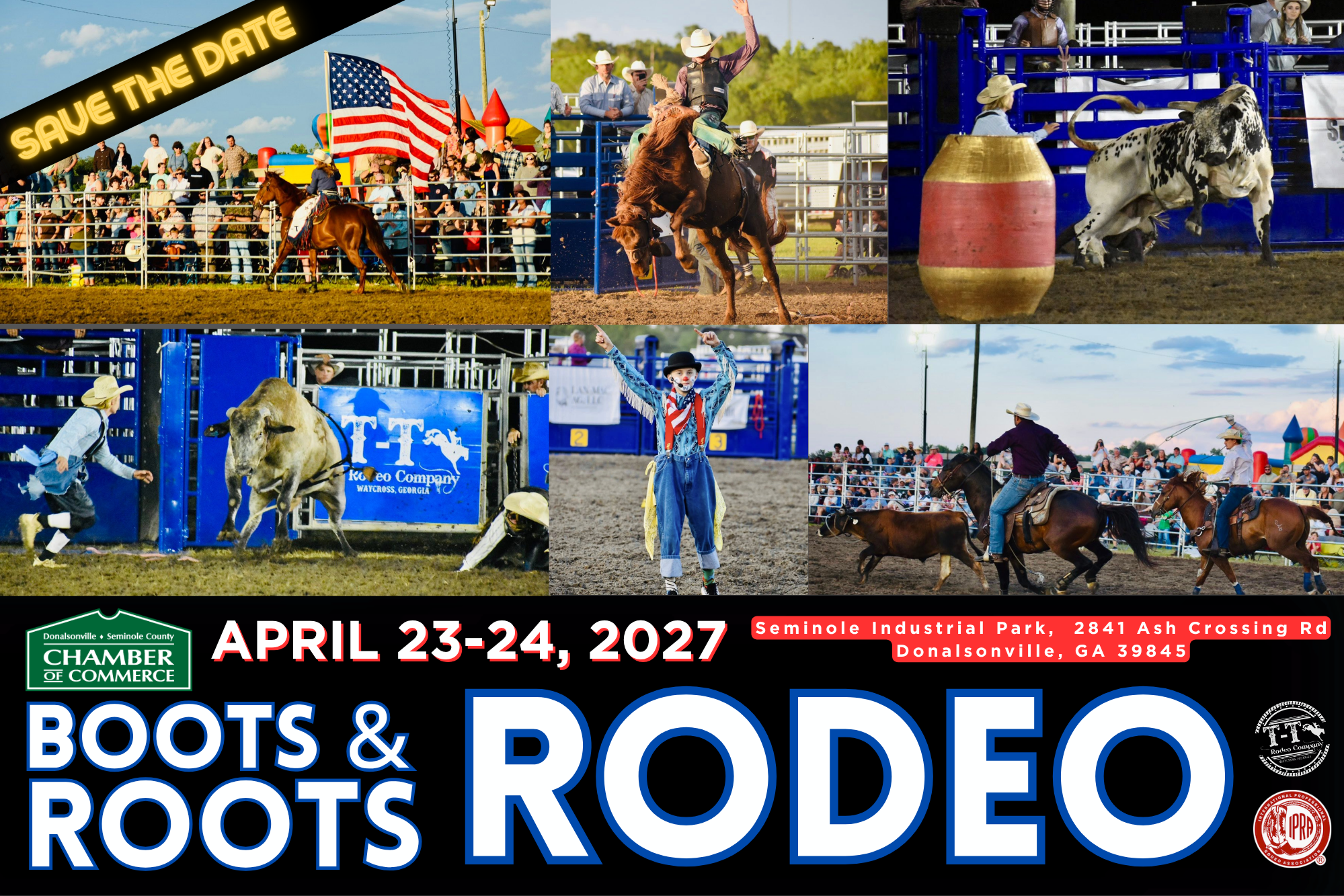 2027 Boots & Roots Rodeo: April 23-24, 2027